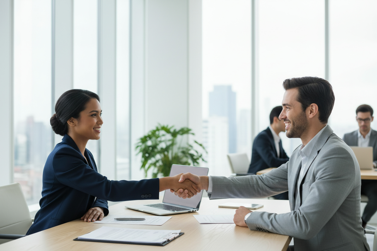 A U.S. Tax Recovery specialist helping a client